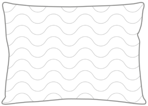 Стеганая подушка из холлофайбера в микрофибре MIRTEX Купить гипоаллергенную подушку из холлофайбера MIRTEX в Полтаве Украина
